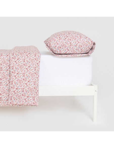 Funda nórdica algodón Alda rosa Funda nórdica algodón Alda rosa
