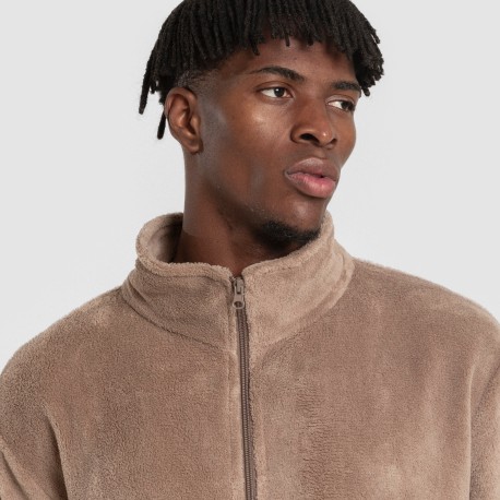 Sudadera coral hombre lisa