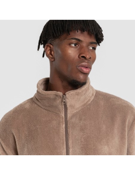 Sudadera coral hombre lisa