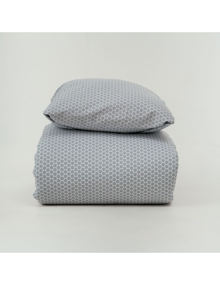 Funda nórdica algodón percal Dune índigo