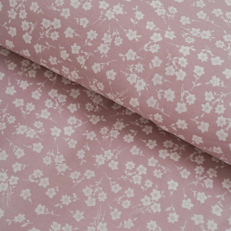 Funda nórdica algodón percal Oniris malva