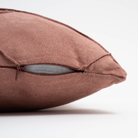 Cojín rectangular 30x50 New Rombo ante liso - funda + relleno