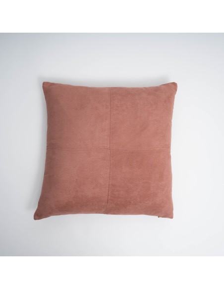 Cojín cuadrante Ante liso - funda + relleno