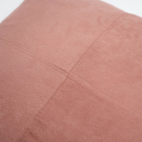 Cojín cuadrante Ante liso - funda + relleno