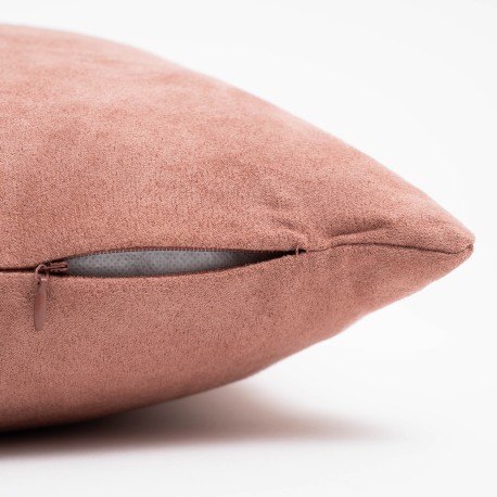 Cojín cuadrante Ante liso - funda + relleno