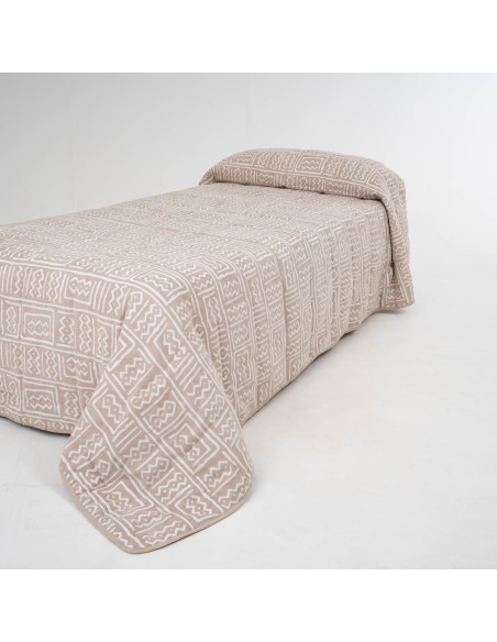 Colcha jacquard chenilla Vinuesa topo - 120gr