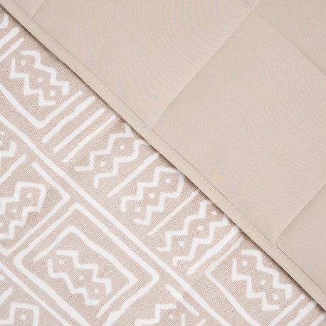 Colcha jacquard chenilla Vinuesa topo - 120gr