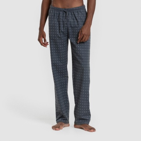 Pijama hombre franela Loui verde azulado