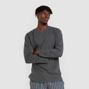 Pijama hombre franela Raya Vinicius verde azulado