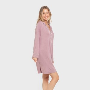 Camisón camisero viscosa punto mujer 2