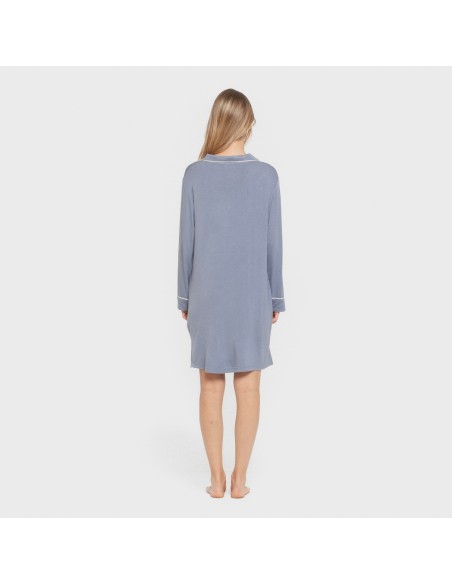 Camisón camisero viscosa punto mujer