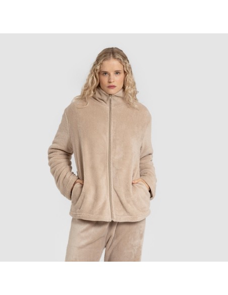 Sudadera coral mujer