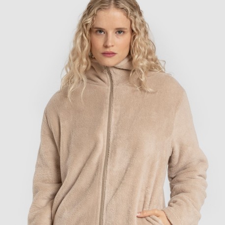 Sudadera coral mujer