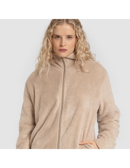 Sudadera coral mujer