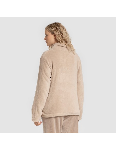 Sudadera coral mujer