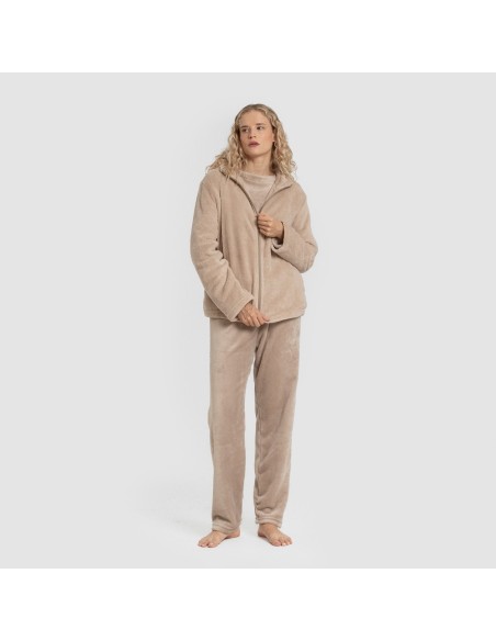 Sudadera coral mujer