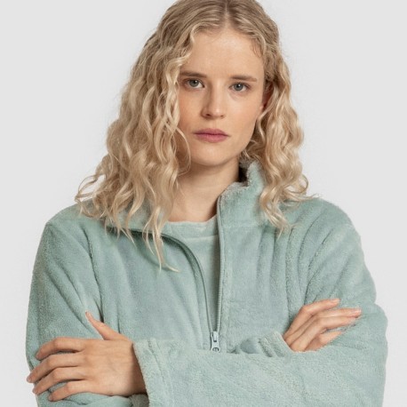 Sudadera coral mujer