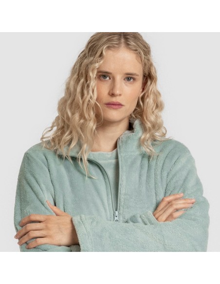 Sudadera coral mujer