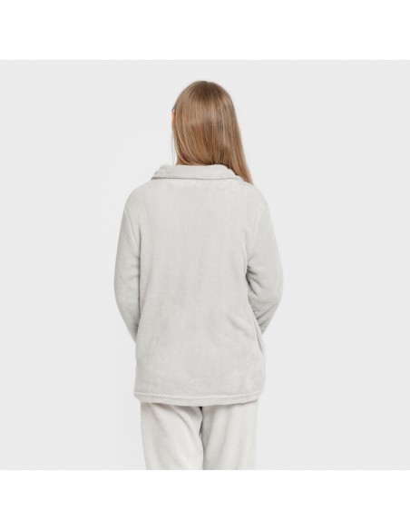 Sudadera coral mujer