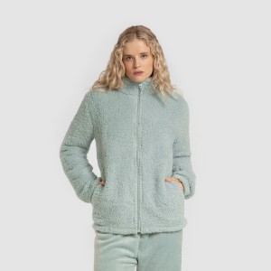 Sudadera sherpa mujer
