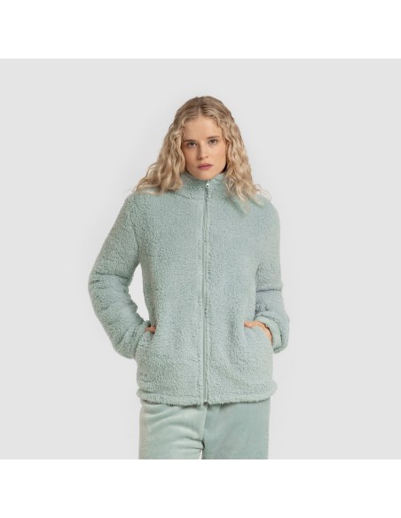 Sudadera sherpa mujer