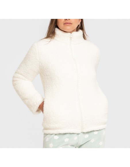 Sudadera sherpa mujer