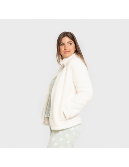 Sudadera sherpa mujer