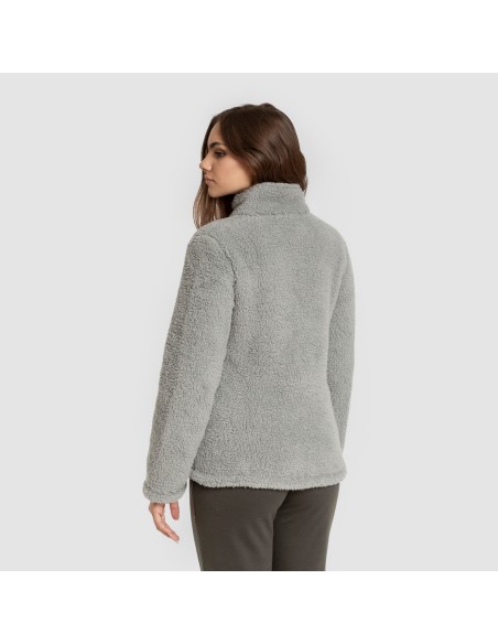 Sudadera sherpa mujer