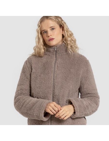 Sudadera sherpa mujer