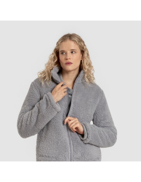 Sudadera sherpa mujer