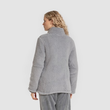 Sudadera sherpa mujer