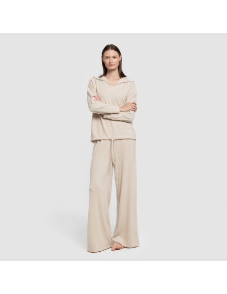 Pantalón largo ancho new punto extra suave Pantalón largo ancho new punto extra suave