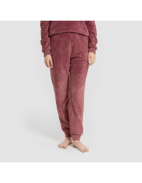 Pijama coral puño mujer Hello Tuesday malva rosa