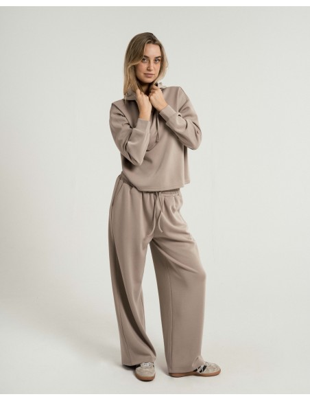 Pantalón largo estilo modal mujer