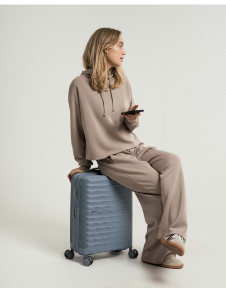 Pantalón largo estilo modal mujer