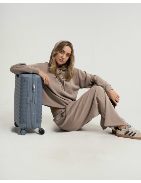 Pantalón largo estilo modal mujer