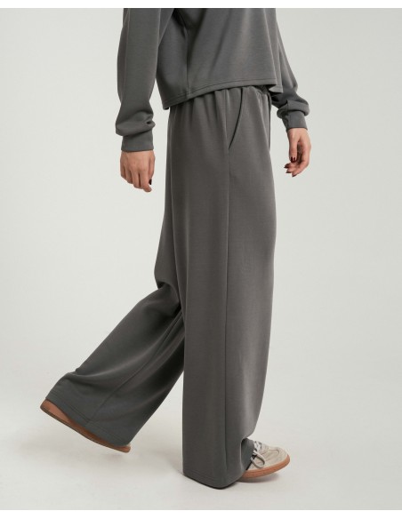 Pantalón largo estilo modal mujer