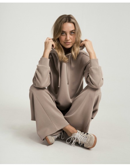 Sudadera capucha estilo modal mujer