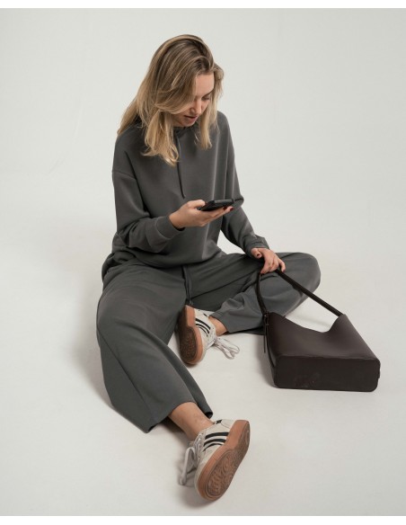 Sudadera capucha estilo modal mujer