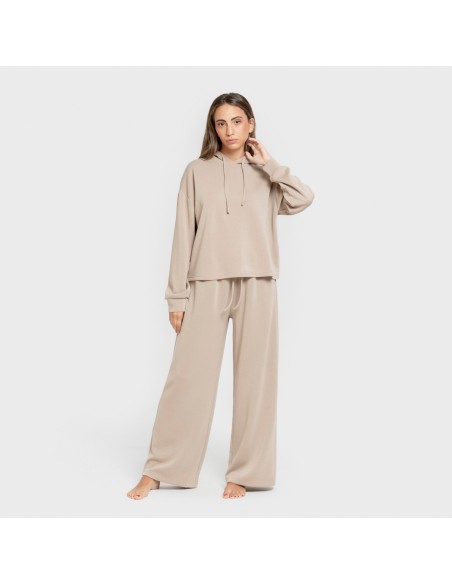 Pantalón largo estilo modal mujer