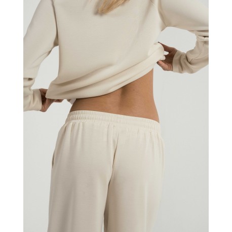 Sudadera media cremallera fluida mujer