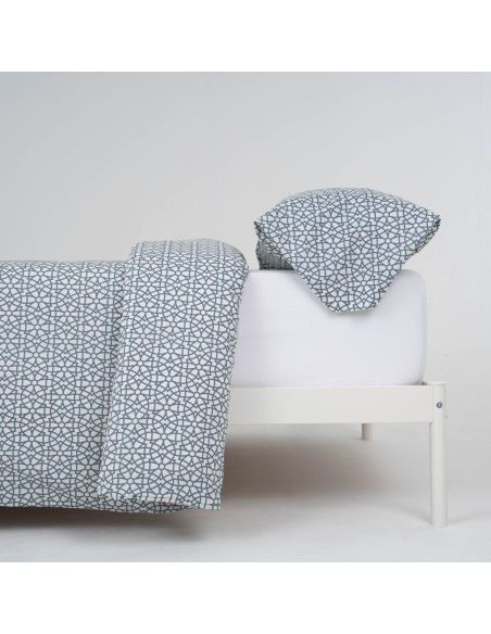 Funda nórdica algodón Galisteo indigo