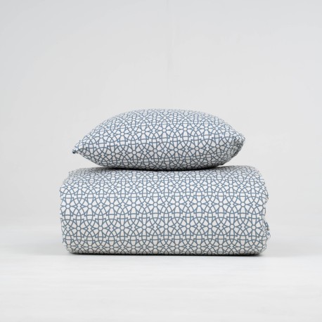 Funda nórdica algodón Galisteo indigo