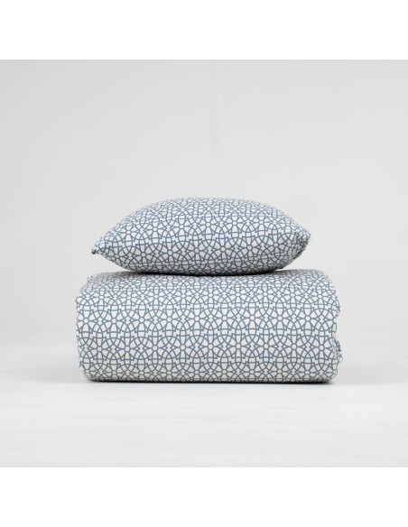 Funda nórdica algodón Galisteo indigo