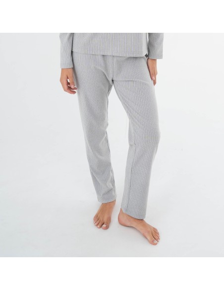 Pijama canalé Raya ancha lisa