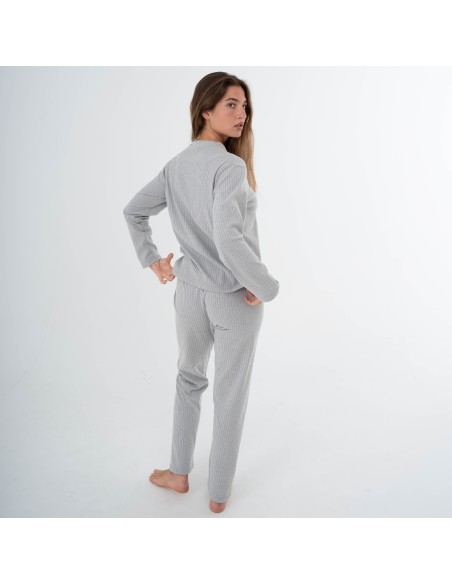 Pijama canalé Raya ancha lisa