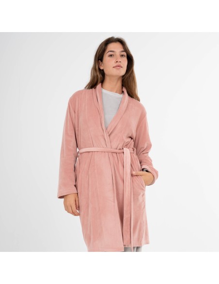 Bata terciopelo super soft lisa Bata terciopelo super soft lisa