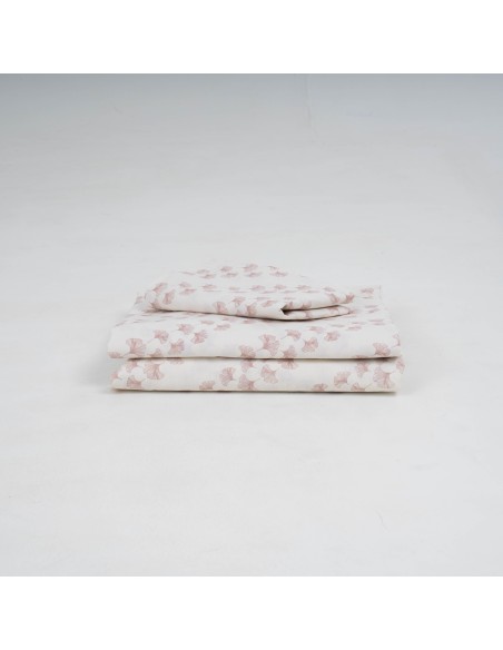 Juego de sábanas algodón Pureza rosa keike