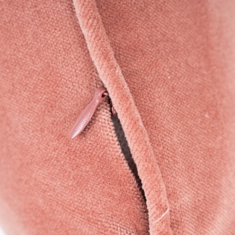 Cojín rectangular 30x50 terciopelo algodón liso - funda + relleno