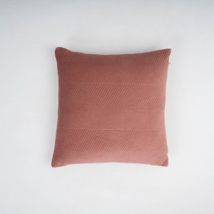 Cojín cuadrante terciopelo algodón Hungria liso 50x50 - funda + relleno